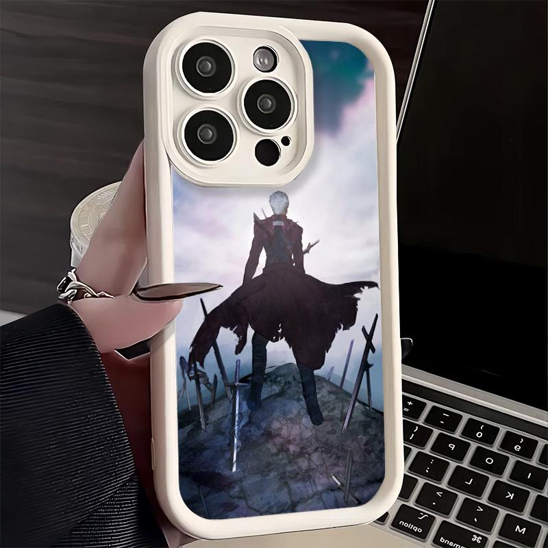 Чехол для телефона iPhone 17 Air 16E 15 16 Pro Max Fate Zero Stay Night Archer Чехол 14 Plus 13 12 Mini Мягкий Силиконовый Fundas