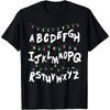 Мода Y2K Короткий рукав Сериалы Периферия Stranger Принт Хлопок Футболка Оверсайз Повседневная Свободная Короткий рукав Унисекс