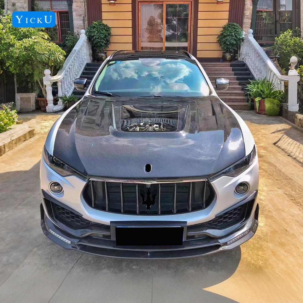 Maserati Levante Карбоновый Сплиттер, Диффузор, Расширители, Панели, Дефлекторы, Спойлер на Капот и Крышу