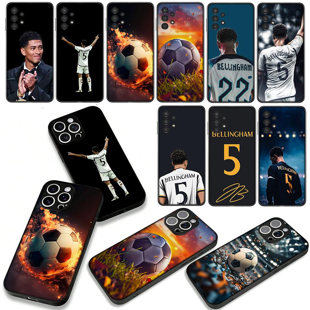 Чехол для Samsung Galaxy S25 S24 S22 S23 FE Ultra Plus A56 A05 A06 A15 A16 A55 S7 Edge + Чехол Звезда №5 Футбол Футбольный № 5