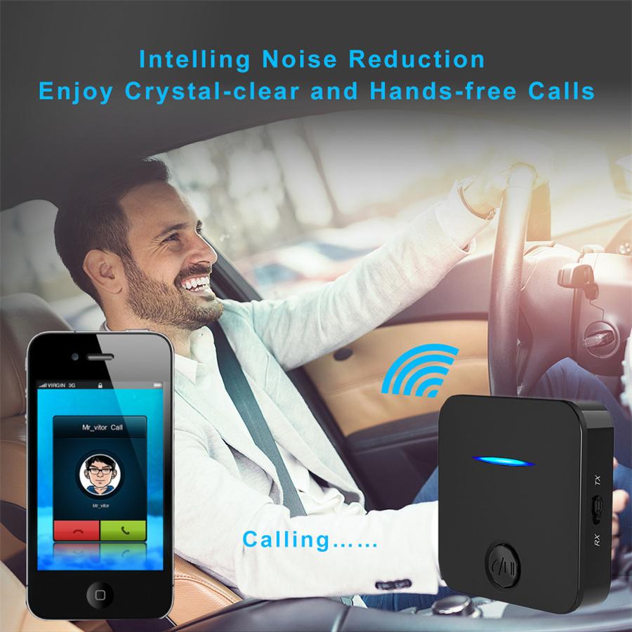 2 в 1 Bluetooth 5.0 передатчик и приемник беспроводной стерео аудио адаптер для домашнего ТВ