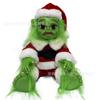 Christmas Grinch Ornament Doll Plush Toy Christmas Grinch Green Furry Monster Stuffed Toy Children's Gift