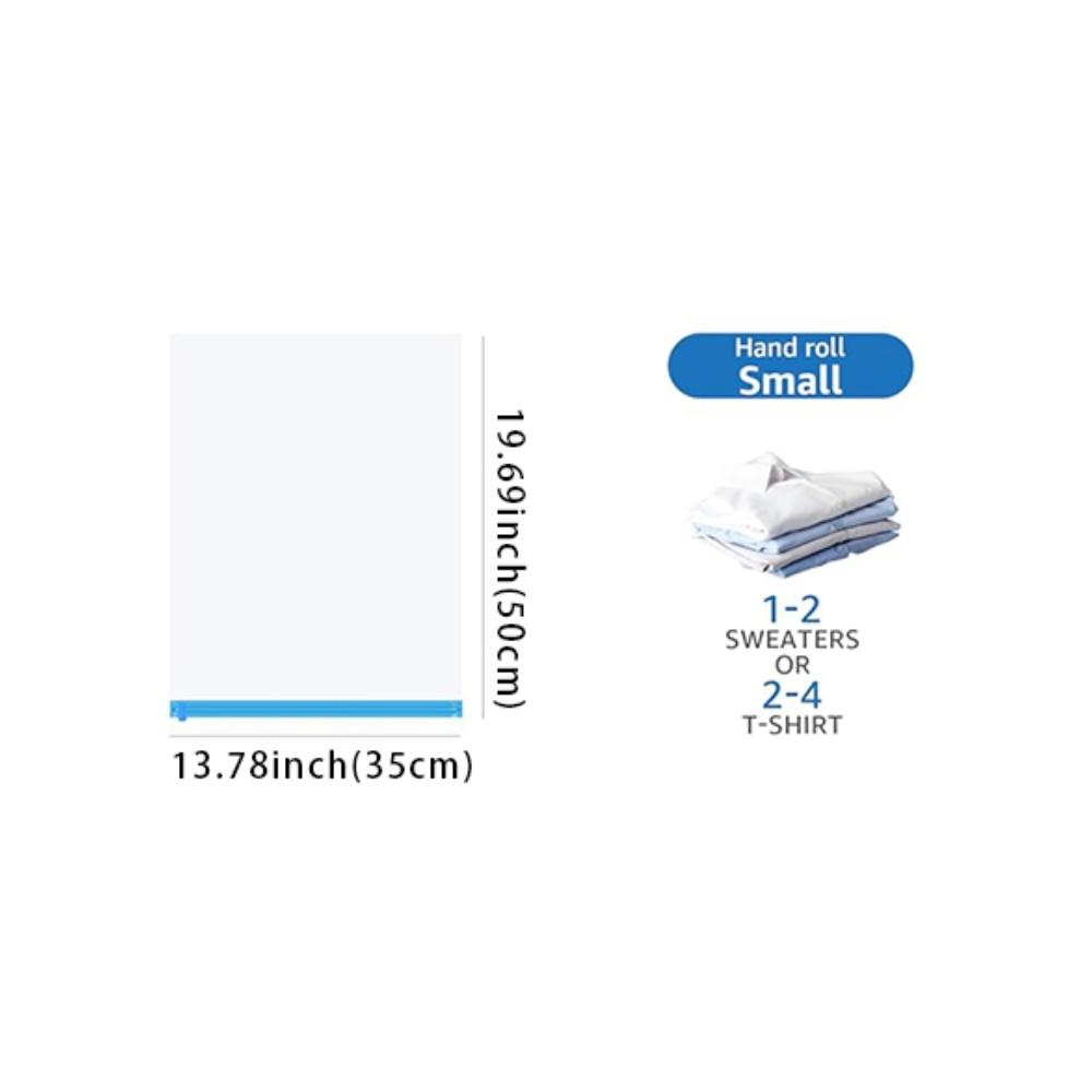 30 Pack Vacuum Storage Bags with Pump Space Saver Storage Bags Vacuum Seal Bags for Clothing Pillows Bedding Travel Organizer