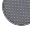 6 pcs Black Grey Drink Coaster 3.9x3.9 in Non Slip Coaster Heat Resistant Coaster  Stone Table