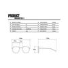 (light grey) Lebanghui New Trend Large Frame One-Piece Uv400 Sunglasses Street Shooting Male/Female Sunglasses Retro