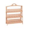 Mini Simulation Play House Bread Rack Flower Rack Supermarket Model Doll House Ornament Children Play House Toys