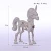 Halloween Skeleton Unicorn Figurine Decor Party Table Ghost House Display PE Craft Ornament