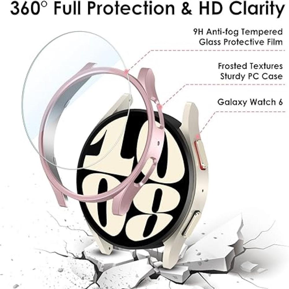 Для Samsung Galaxy Watch Защитный чехол на экран 40 мм Защитная пленка из закаленного стекла Защитный бампер Совместимые аксессуары для Galaxy Watch
