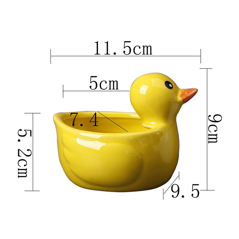 Милая утка цветочный горшок сочный горшок керамический горшок домашний декор настольные украшения бонсай горшок украшение сада