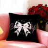 Sweet Korean Trendy Bow Cushion Cover Premium Soft Pillowcase SkinFriendly Breathable MultiPurpose for Home Office Travel