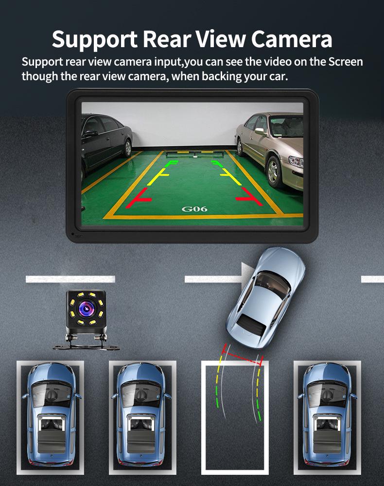 7-дюймовый беспроводной Android Auto и CarPlay портативный навигатор MP5-плеер