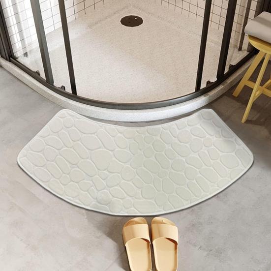Коврик для ванной комнаты Pebble Design Coral Velvet Противоскользящий, впитывающий воду, быстросохнущий, коврик для ванной в отеле, коврик для гостиной