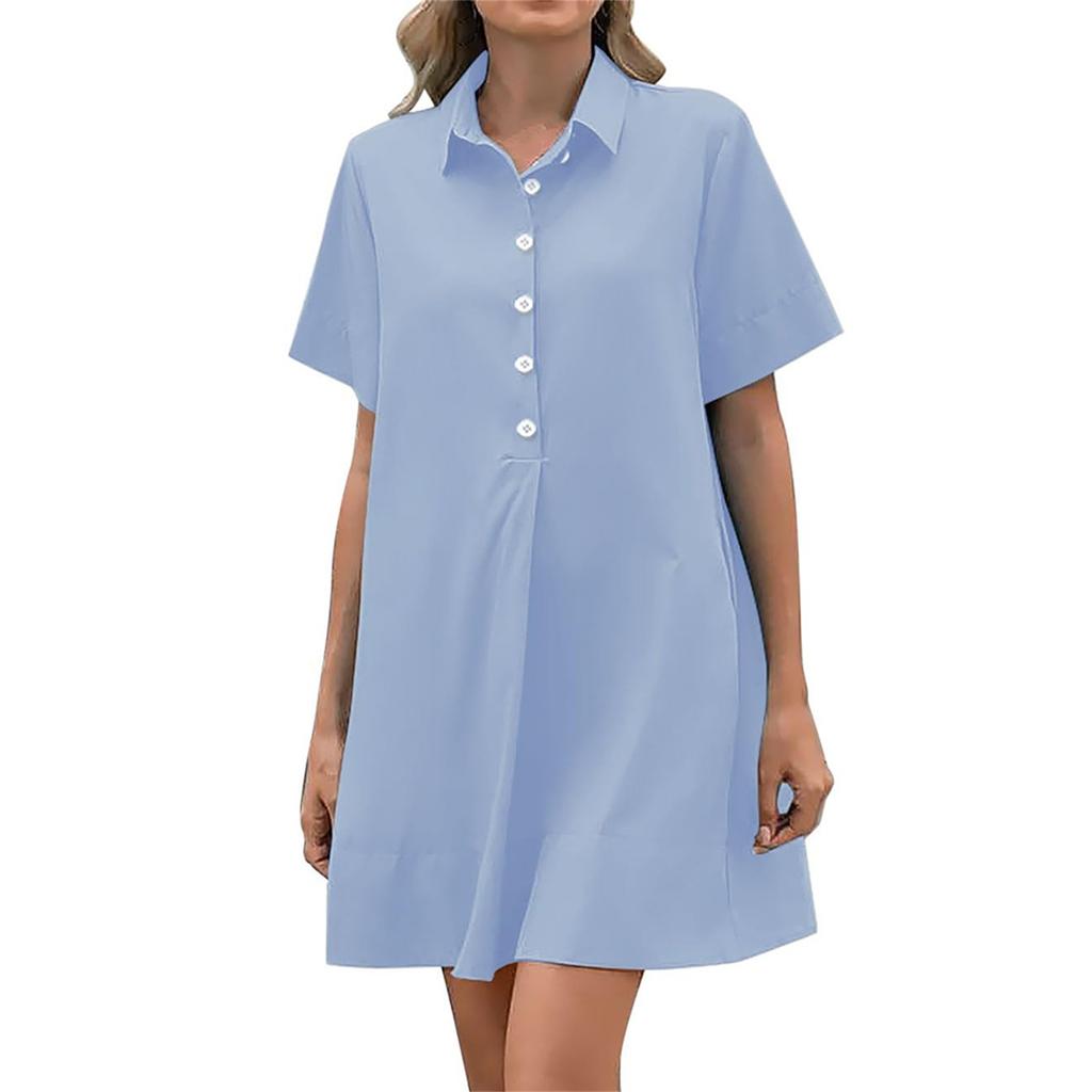 Женский повседневный сарафан длиной до колена, модное удобное платье