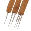 3Pcs/Lot Double Head Dreadlock Crochet Needle Hook Hair Extensions Weaving Tool