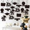 Graduation Party Hanging Swirl Decorations Class of 2025 Congrats Grad Supplies for Classroom Ceiling Home Decor