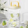 Cold Brew Pitcher with Spigot 2.5/3.5L Large Capacity Plastic Fruit Infuser for Juice