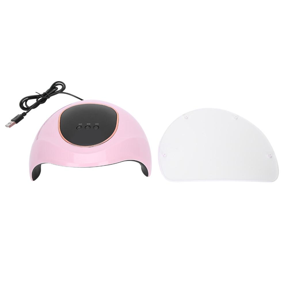 72W UV LED Nail Art Dryer Machine, s2 pro, Pink/White