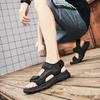 Men's Sandals Open Toe Breathable Adjustable Sneakers Non-slip Waterproof Applicable Outdoor Hiking Travel Beach Roman Shoes