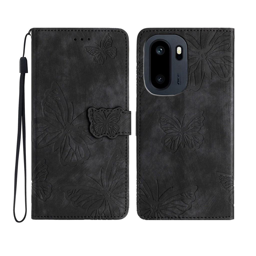 Чехол для OnePlus 15R 5G/Ace 6T 5G/Ace 6 5G, дизайн с бабочками, книжка-кошелек, кожаная обложка для телефона, приятная на ощупь