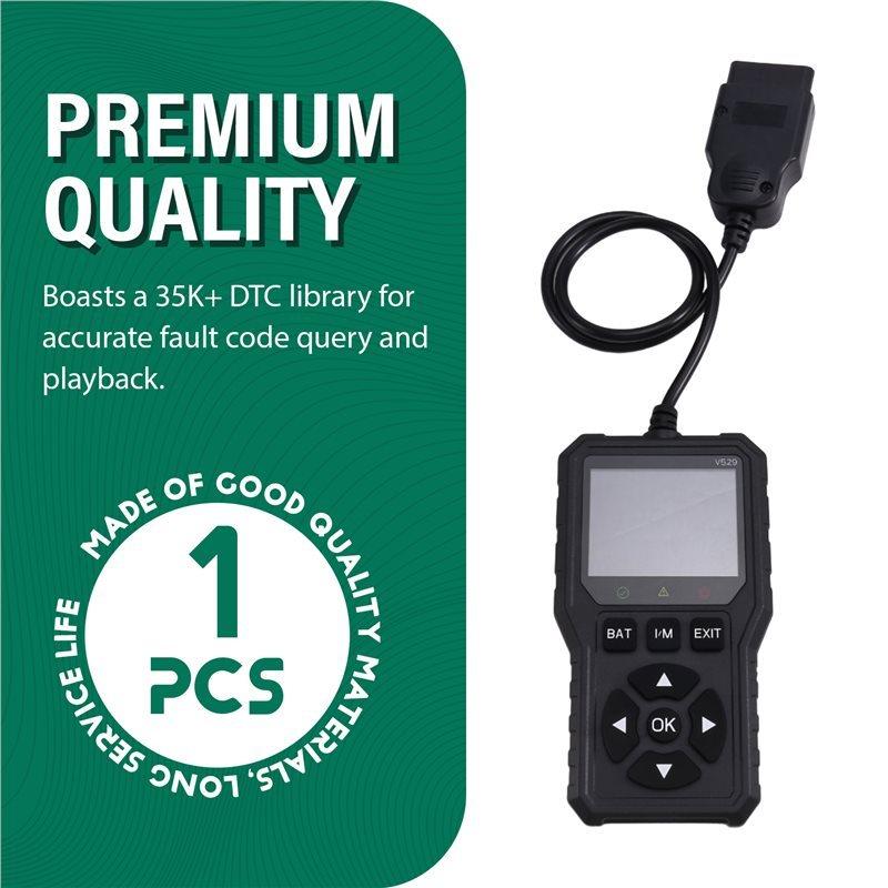 OBD2 Car Scanner Diagnostic Tool Read And Clear Error Codes Car Code Reader Live Data Code Tool For Check Engine Light