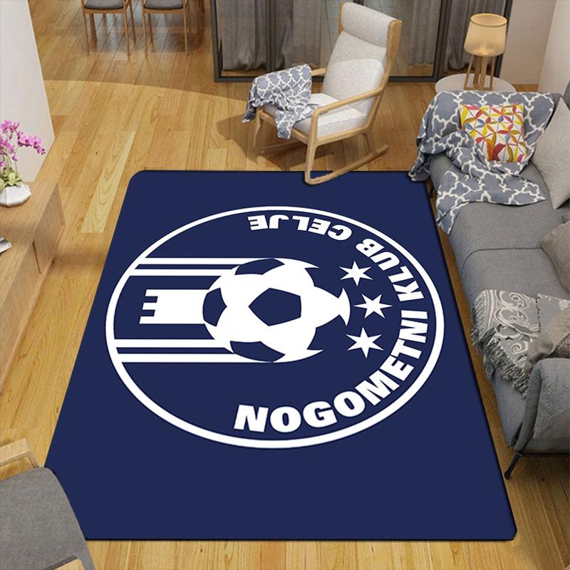NK Publikum Celje Pattern Rug Floor Mat for Living Room or Bedroom Soft and Comfortable Carpet a Gift for Birthday and Holiday.