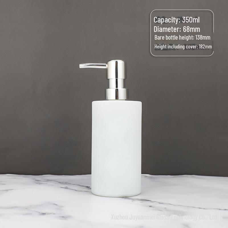 Стеклянный флакон для лосьона и мыла в скандинавском стиле для дома, дезинфицирующее средство для рук и гель для душа в отеле