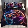 Cartoon Cool Game Controller 3D Printed Quilt Cover Set Fashion For Boys Mens Bedding Set Polyester Soft Comfortable Duvet Cover