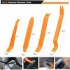 100 PCS Box 6 Size Bumper Fender Liner Push Type Retainer Clips 5Tool for Nissan