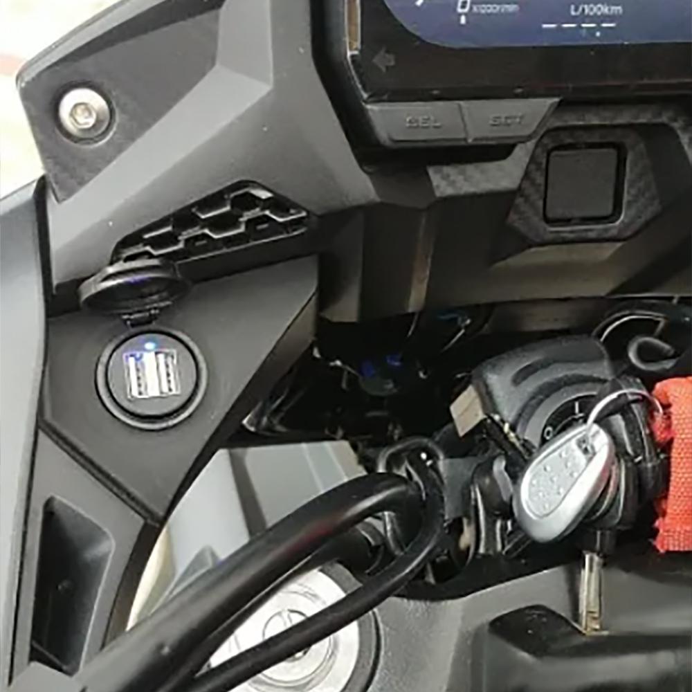 Для Honda CB500X CB 500X CB 500 X CB500 X Аксессуары для мотоциклов Мобильный телефон Dual USB Быстрое зарядное устройство Реле адаптера Разъем