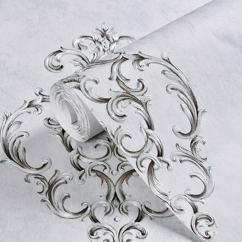 3D самоклеящиеся обои Ретро Дамаск утолщенные самоклеящиеся 3d стерео обои настенные съемные обои с цветочным принтом спальня