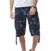 Summer Mens Cargo Shorts Camouflage Twill Chino Knee Length Pants Pockets Beach Pants
