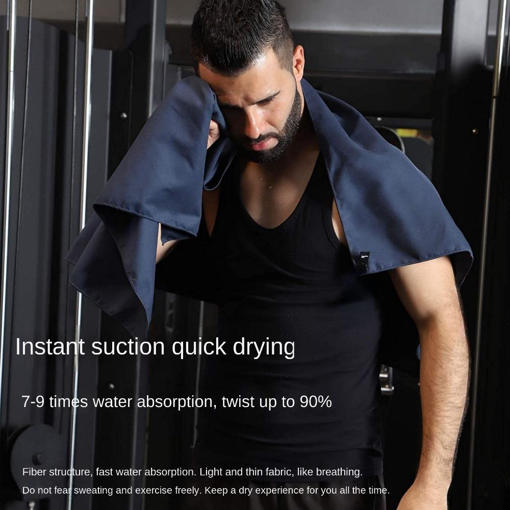 Быстросохнущее полотенце из микрофибры Толстое Спортивное Пляжное полотенце Кемпинг Спортзал Йога Туризм