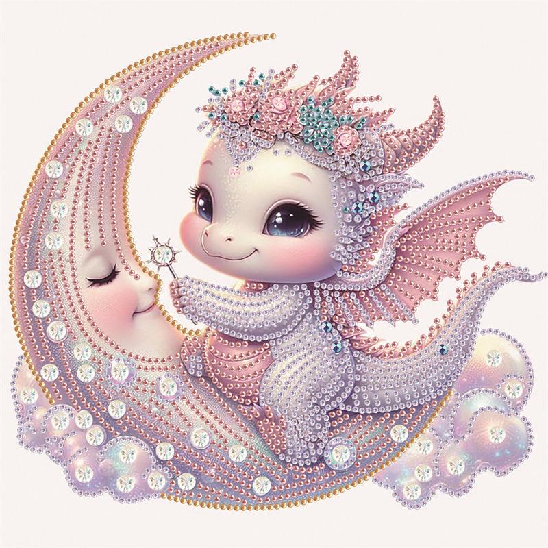 5D Abnormal Diamond Painting Set Kitten DIY Diamond Decorative Painting