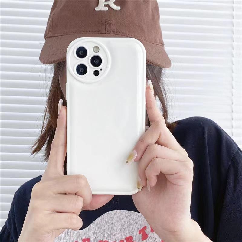 Подходит для Apple 15iPhone14Pro защита с подушкой безопасности 11 пузырь противоударный 13 чехол для мобильного телефона 12 однотонный ТПУ
