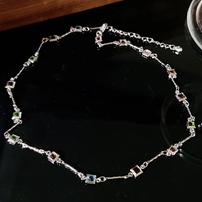 Красочная бабочка с кубическим цирконом, кулон, ожерелье, температура, роскошные женщины и девушки, циркониевая цепочка на ключицу, романтические ювелирные изделия, аксессуары, подарки