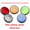 Vehicle Reflector Self-Adhesive Screwed Reflective Warning Parts Oval Rectangle Amber Red for Motorcycle Tractor Lawn Mower
