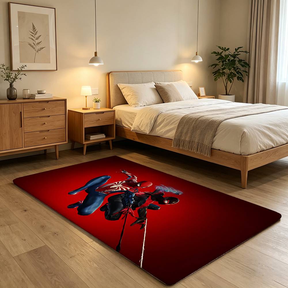 Cool S-Spider-Mans Carpet Bathroom Anti-slip Mat Door Mat Home Decoration Mat Entrance Door Mat Scratch-resistant Door Mat