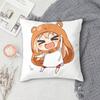 Декоративная квадратная наволочка с двусторонней печатью Himouto Umaru-chan для дивана, гостиной, домашнего декора