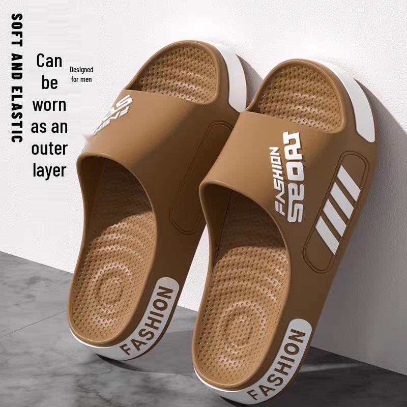 Men's Summer 2025 Non-Slip, Water-Resistant Outdoor Slippers and Bathroom Sandals