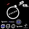 For Volvo Rdesign V50 S60 XC60 S40 XC40 XC90 V6 Accesorios 2PCs Car Door Light LED Welcome Laser Projector Logo Lamp Backlight