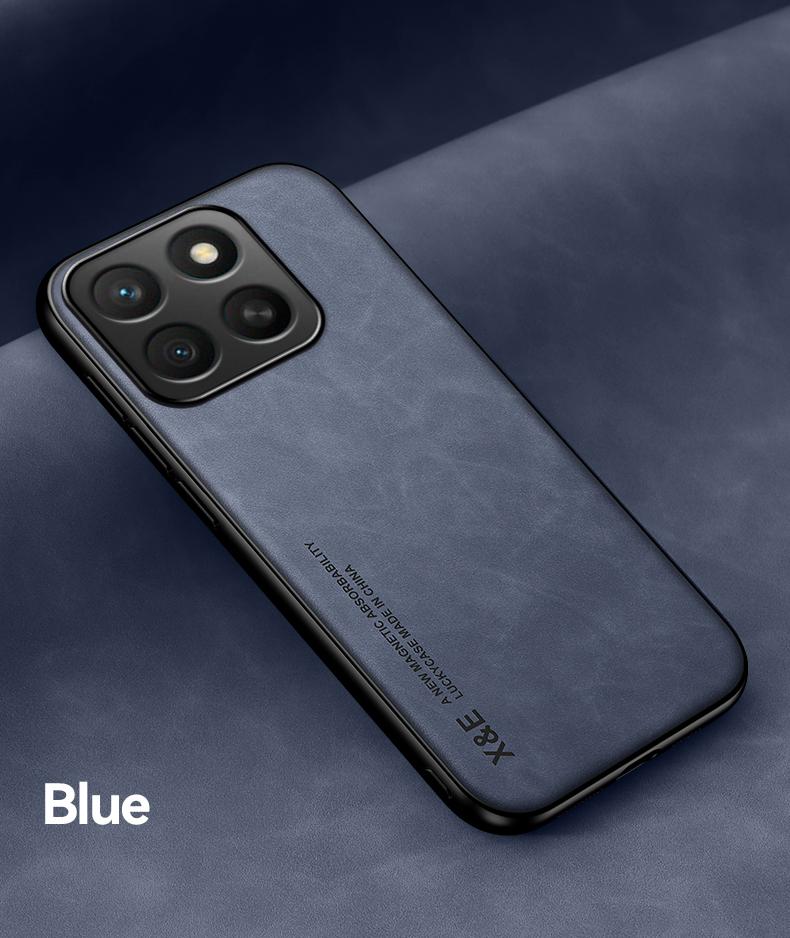 Модный кожаный чехол-фунда для Honor 400 Smart X7D 400 Pro Lite Case Ультратонкий автомобильный магнитный защитный чехол для Honor X7D Capa