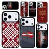 Чехол Case для iPhone 17 Air 16 Pro Max 15 Plus 11 13 Mini 14 12 Задняя крышка телефона Флаг Латвии