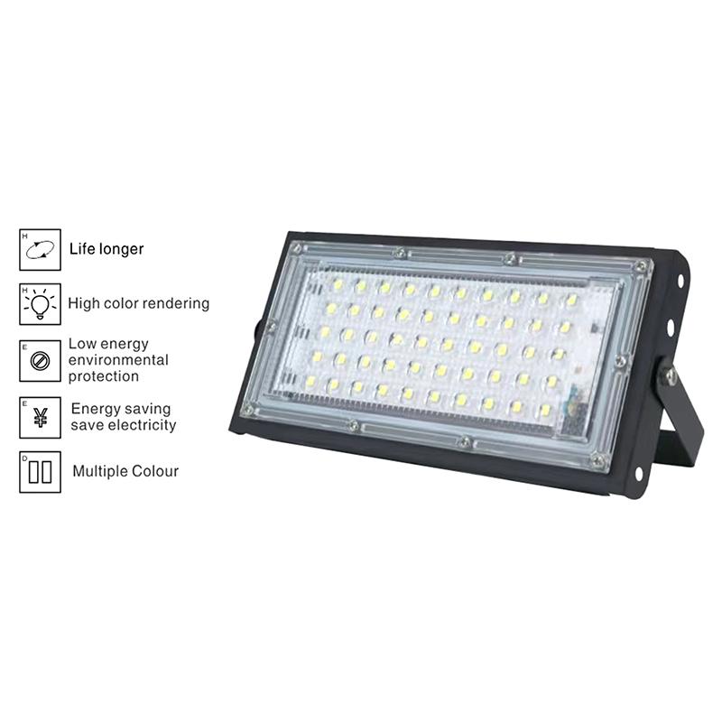 50W Led Reflector Flood Light Outdoor Lighting Ip65 Waterproof Spotlight 220V Garden Lighting Projectors Wall Lamp