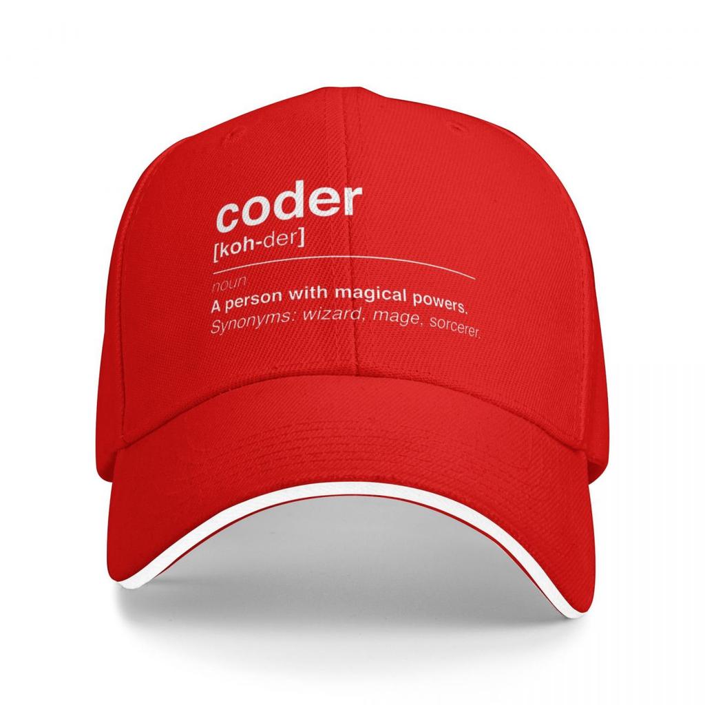 Unisex Baseball Hats Coder Definition Outdoor Streetwear Summer Sports Baseball Caps Hip Hop Cap Casquette Polychromatic Hats