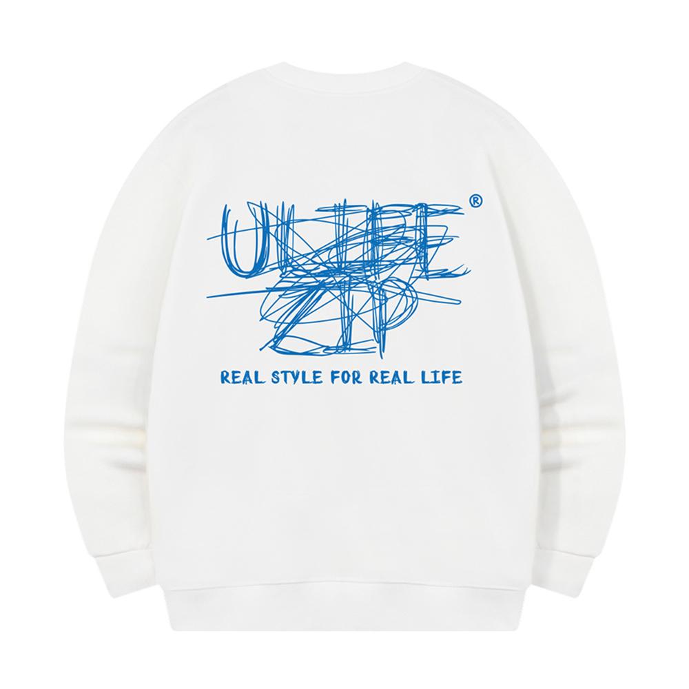 ULIFEZIP Disseblemant Oversized Sweatshirt 6 Colors [Ulzm_5007] (B Type)