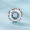 Silver charm stopper in CLOVER beads silver 925 bead