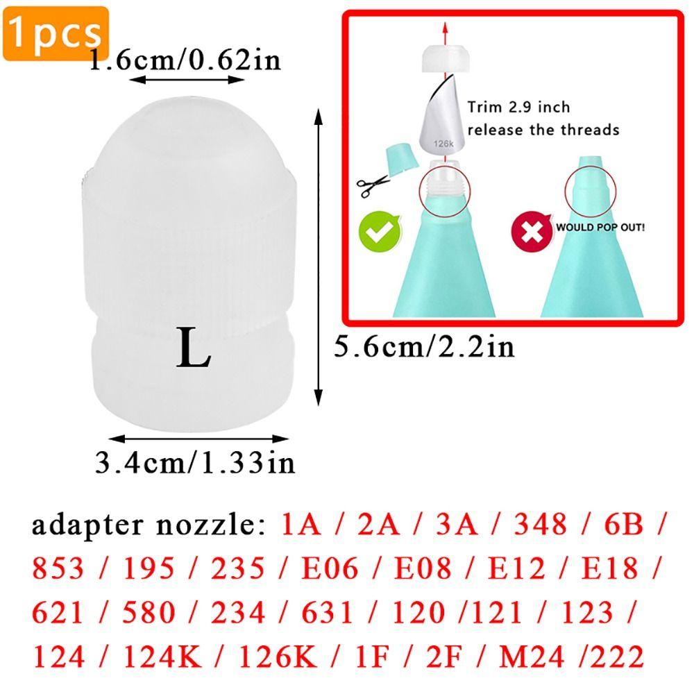 1Pcs Cream Squeezing Icing Piping Bag Coupler Squeezing Adapter for Cupcake Fondant Cookie