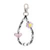 Cloud Love Beaded Heart Keychain - Women's Korean & Japanese Style