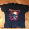 Футболка с черным черепом группы Megadeth Унисекс Концертная S-5XL AR677 Унисекс Футболка