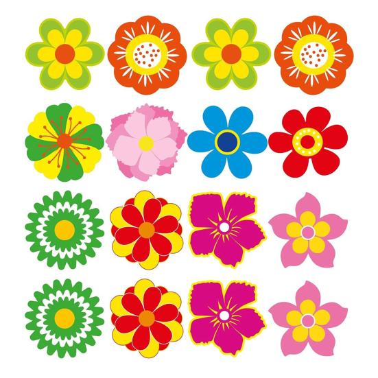 500Pcs/Set Seal Sticker Waterproof Tear-Proof Self-Adhesive Gift Wrap Flower Decals Classroom Reward Gifts Cards Scrapbooking Party
